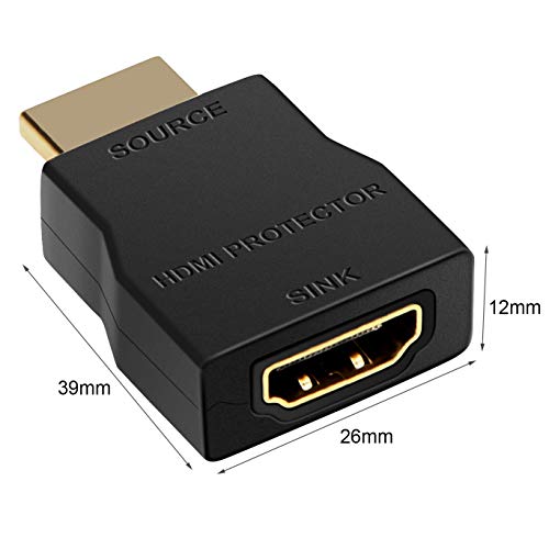 NEWCARE HDMI Surge Protector: Mini Portable ESD & Surge Protection for 4K 30Hz HDCP - Black - Image 8