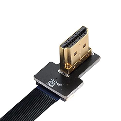 NFHK CYFPV Dual 90 Degree Right-Up Angled HDMI Cable Male to Male 0.1m for FPV HDTV Multicopter Aerial Photography - Image 6