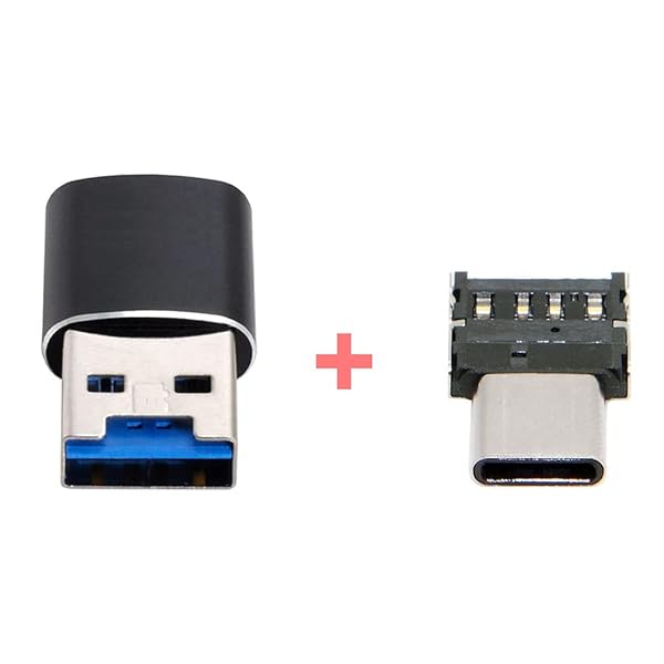 NFHK USB 3.0 Micro SD SDXC TF Card Reader with Type-C OTG Adapter for Tablets and Cell Phones - Image 4