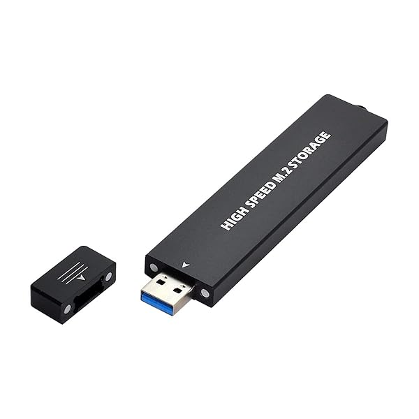 NFHK USB 3.0 to NVME MKey M2 NGFF SATA SSD External Adapter with RTL9210B Chipset for Fast Data Transfer