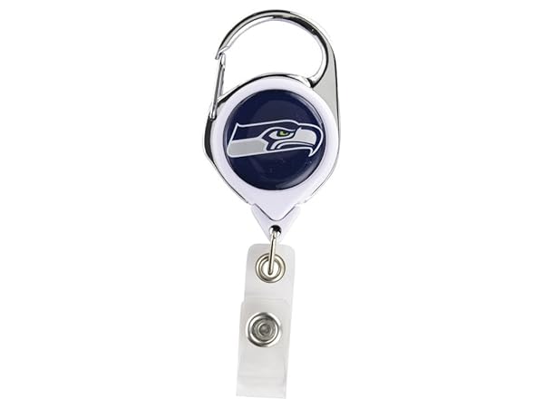 Seattle Seahawks Retractable Badge Holder - Premium Team Color, One Size | Perfect for Fans!