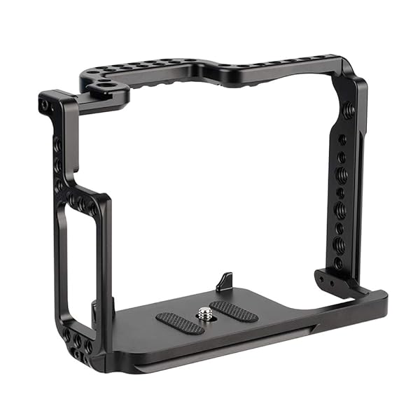 Buy NICEYRIG Cage for Canon 5D/5DS Mark IV/III/II - Full DSLR Camera Cage with QR Plate & Cold Shoe