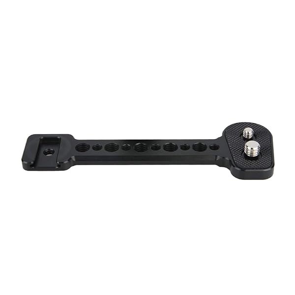 NICEYRIG Cold Shoe Extension Bracket for DJI RS 3 RS 2 RSC 2 Ronin S Tripod Camera Vlog Holder Mount