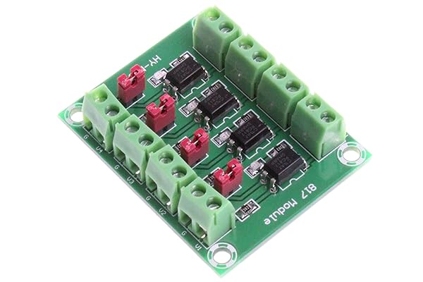 NOYITO PC817 4-Channel Optocoupler Isolation Board - 3.6-30V Voltage Converter Module - Image 6