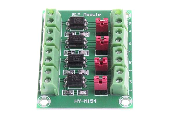 NOYITO PC817 4-Channel Optocoupler Isolation Board - 3.6-30V Voltage Converter Module - Image 9