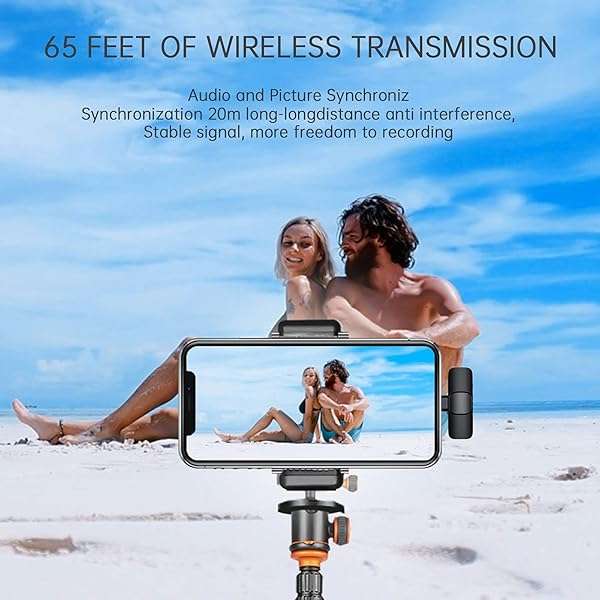 Buy NUNUWE Wireless Lavalier Microphone for iPhone & iPad - Perfect for TikTok, YouTube, Vlogs & Interviews! - Image 5