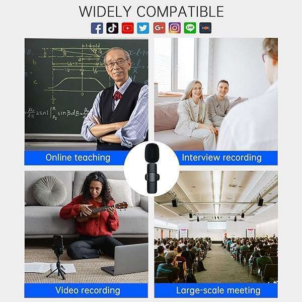 Buy NUNUWE Wireless Lavalier Microphone for iPhone & iPad - Perfect for TikTok, YouTube, Vlogs & Interviews! - Image 7