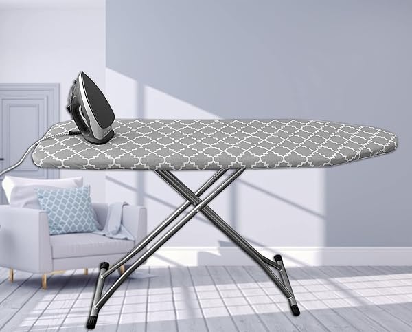 "Neccom Ironing Board Cover & Pad 15"x54" - Heavy Duty, Scorch & Stain Resistant, Extra Thick Cotton for Perfect Ironing" - Image 9