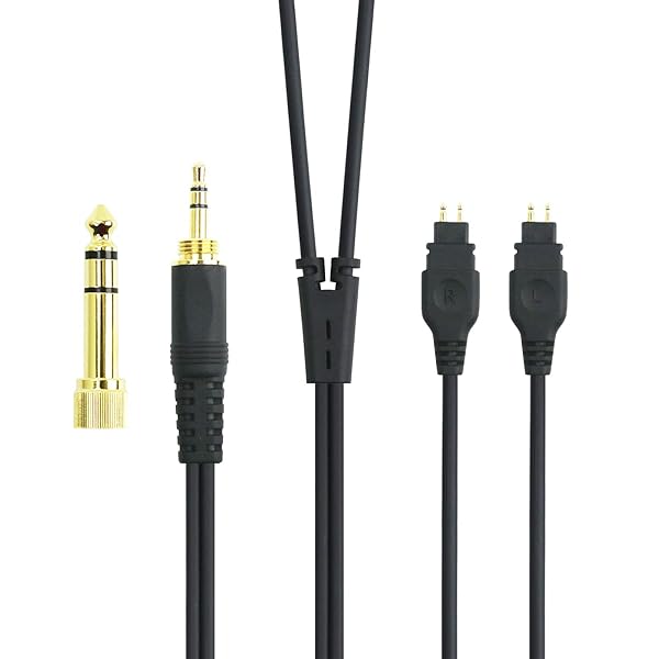 NewFantasia 1.2m Replacement Audio Upgrade Cable for Sennheiser HD650 HD600 HD580 HD660S HD58X and More Headphones