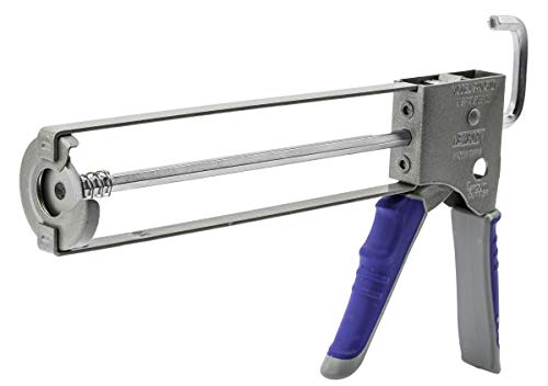 Newborn Pro Caulk Gun: Drip-Free Hex Rod, Gator Trigger Comfort Grip, 10:1 Thrust Ratio - Perfect for 1/10 Gallon Cartridges