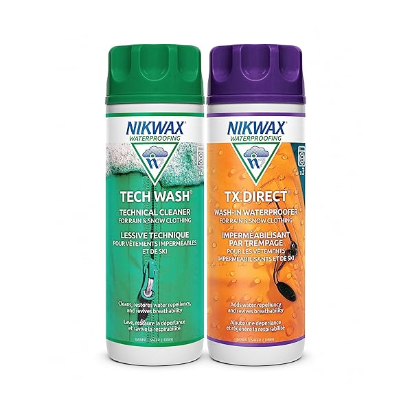 Revive Your Gear: Nikwax Hardshell Cleaning & Waterproofing DUO-Pack 20 oz - Essential Care for Outdoor Apparel - Image 3