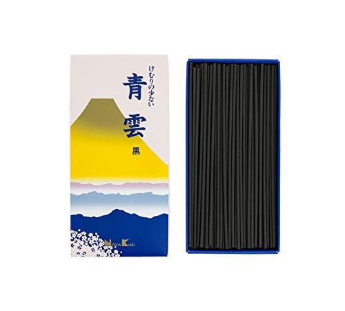 NIPPON KODO Nippon Kodo Seiun Chrysanthemum Incense Sticks - 258 - Blue - 16x8x3 cm | Premium Japanese Fragrance