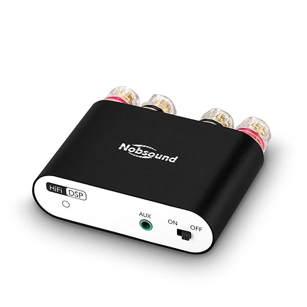 Nobsound NS-10G PRO 100W Bluetooth 5.0 Power Amplifier 2.0 Channel Stereo Audio Amp Wireless Receiver Hi-Fi DSP Home Speaker Black