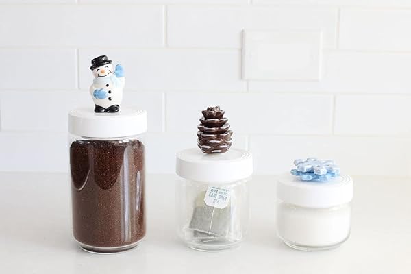 Nora Fleming No Two Alike Blue Snowflake Hand Painted Ceramic Christmas Decor Winter Minis for Home and Office - Image 2