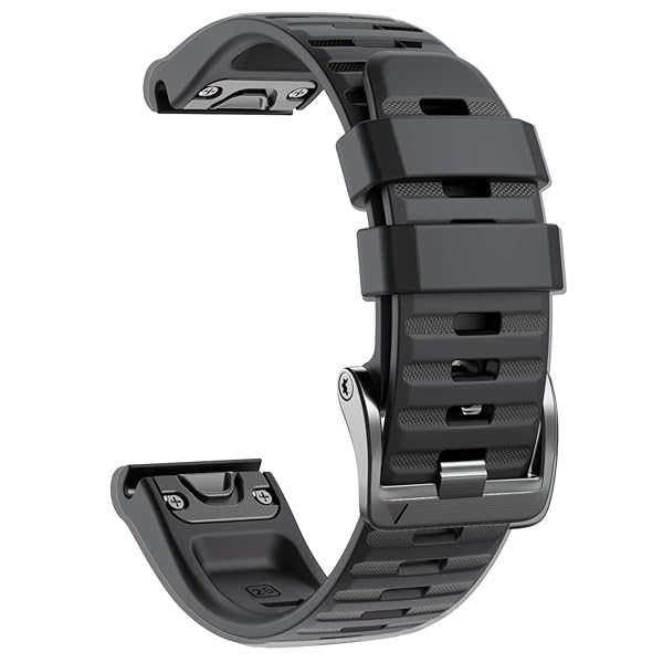 NotoCity Fenix 6X Watch Band Compatible with Fenix 6X Pro 5X 5X Plus 7X 3 HR Tactix Descent MK1 D2 Delta PX Charlie Black