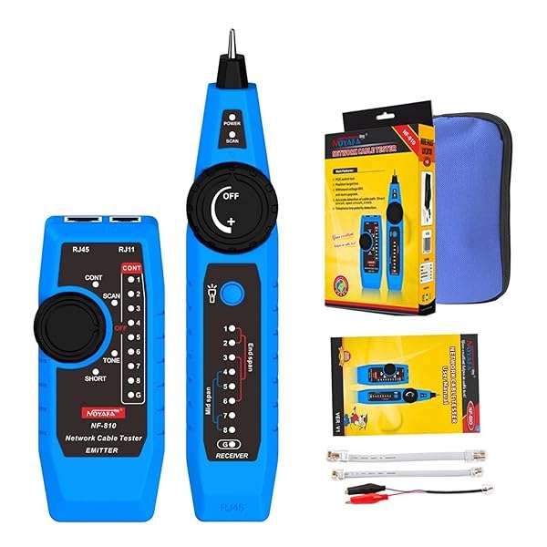 Buy Noyafa NF-810 Network Tester: Ethernet, Telephone, & POE Functions for Fast Scanning & Tracking