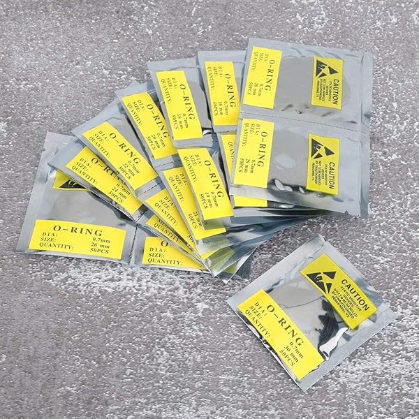 750Pcs O-Ring Watch Back Gaskets - Waterproof Rubber Seals for Watch Repair & Accessories