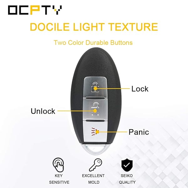 OCPTY Keyless Entry Remote Control Key Fob for Nissan Sentra Versa Frontier Murano Pathfinder Xterra 2002-2016 KBRASTU15 CWTWB1U415 CWTWB1U733 CWTWB1U821 - Image 4