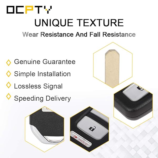 OCPTY Flip Key Entry Remote Control Key Fob for Honda Fit 2015-2017 HR-V 2016 3 Buttons 313.8Mhz Replacement Transmitter - Image 7