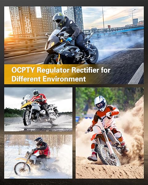 OCPTY Voltage Regulator Rectifier Compatible with 1994-2003 Sportster 1200 and 883 Models - Image 7