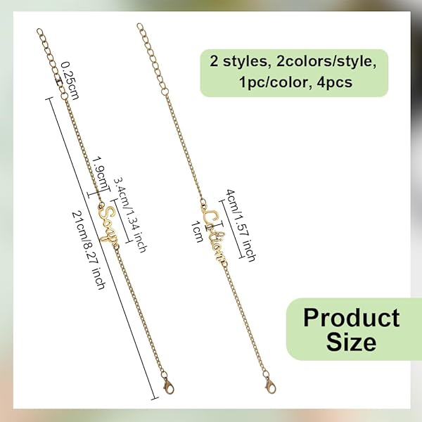 OLYCRAFT 4 Pcs Soap Chain Labels Lotion and Soap Dispenser Chain Labels Gold Silver Soap Tags Lotion Bottle Tags for Farmhouse Rustic Decor Bathroom - Image 2