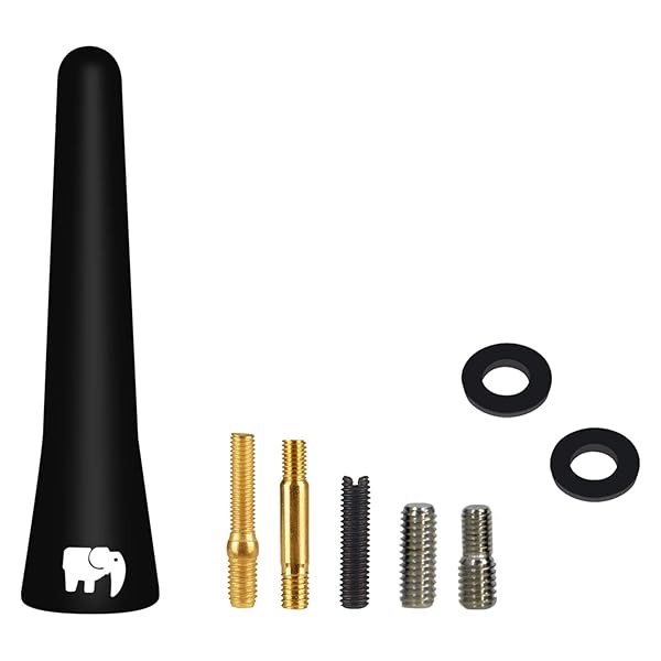 ONE250 Short Copper Core Antenna 2.5 inch for Chevy Silverado Colorado Equinox Avalanche Optimized FM AM Reception 1999-2024 - Image 4