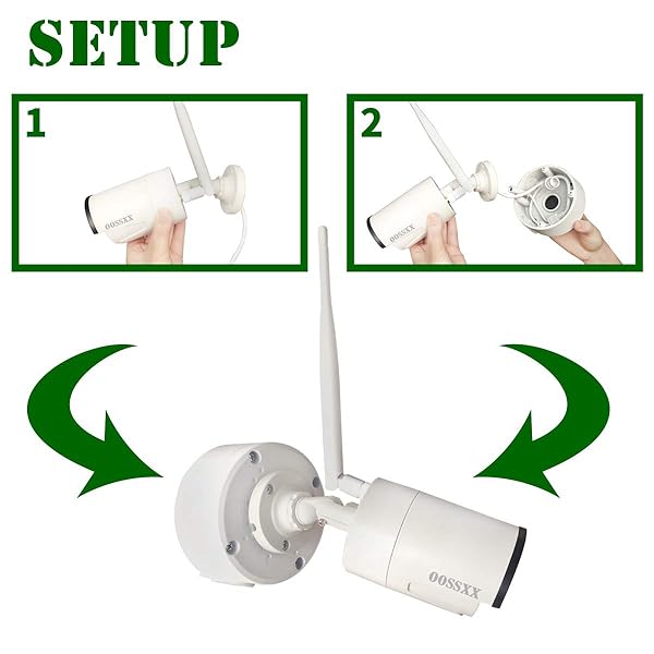 OOSSXX Metal Aluminum Waterproof Junction Box Mount Bracket for Bullet Security Camera and Solar Panel Fits Wall Ceiling - Image 9