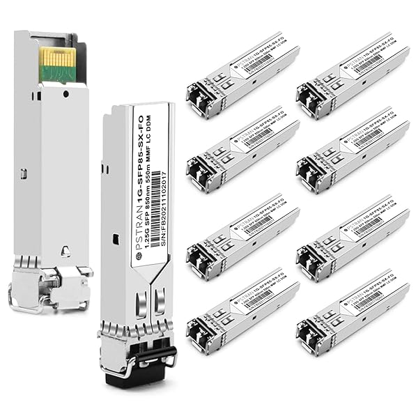 OPSTRAN 1000BASE-SX SFP Optical Transceiver Module for Fortinet FN-TRAN-SX FG-TRAN-SX FR-TRAN-SX 850nm 550m DDM Duplex LC 10pcs Pack