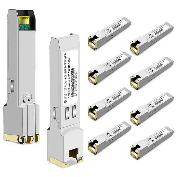 OPSTRAN 1000BASE-T SFP RJ45 Copper Transceiver Module for HPE Aruba - 10 Pack, 100m Cat5e/6 Compatibility