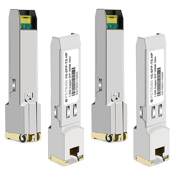 OPSTRAN 1000BASE-T SFP RJ45 Copper Transceiver Module for HPE Aruba - 4 Pack, 100m Cat5e/6 Compatibility