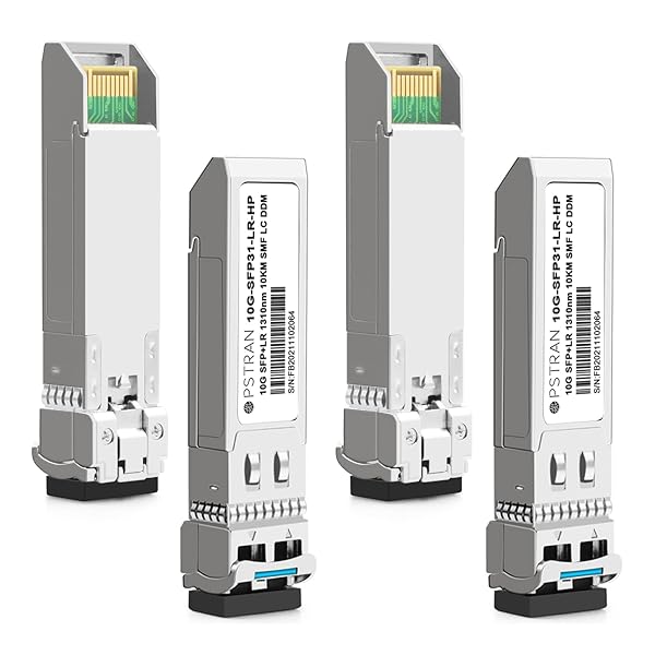 OPSTRAN OPSTRAN 10GBASE-LR SFP Plus Optical Transceiver Module Compatible with HPE Aruba ProCurve 10G SFP LR 1310nm 10km Duplex LC SMF 4 Pack