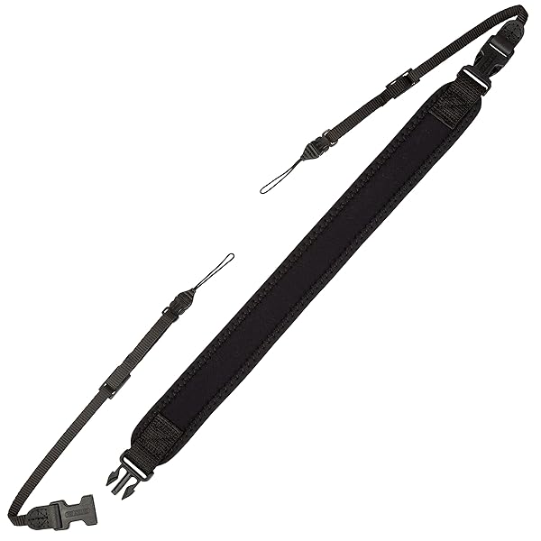 OP/TECH USA Mirrorless Camera Strap - Quick Disconnects for Lightweight Cameras (Black)