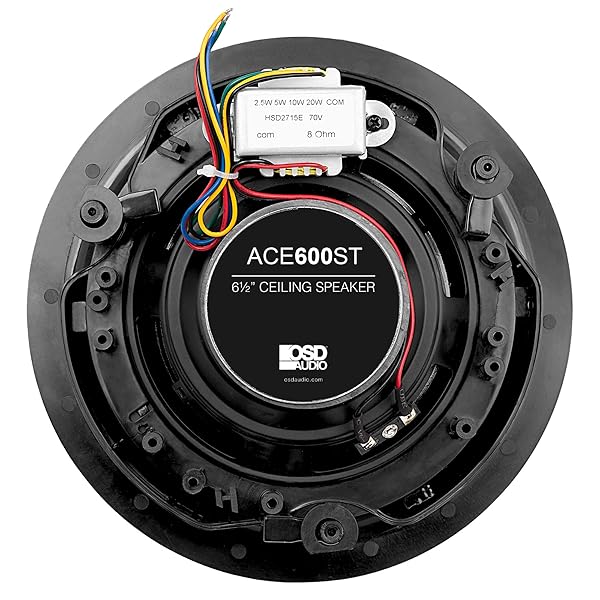 "OSD 6.5" Trimless 70V In-Ceiling Speaker - 20W, 10W, 5W, 2.5W Taps | ACE600ST" - Image 6