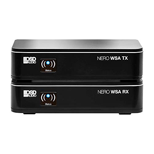 OSD Wireless 5.8G Subwoofer Transmitter/Receiver Kit with Dual Source & Diversity Antennas - Nero WSA