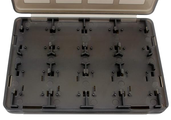 OSTENT 18-in-1 Game Memory Card Holder for Sony PS Vita - Black Storage Box - Image 7