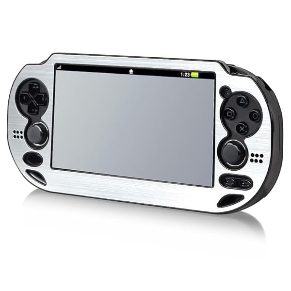 OSTENT Silver Aluminum Skin Case for Sony PS Vita PCH-2000 - Colorful Protective Cover - Image 4