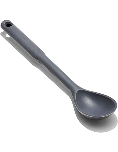 OXO Good Grips Silicone Spoon in Peppercorn - Versatile Kitchen Tool, One Size Fits All - Image 2