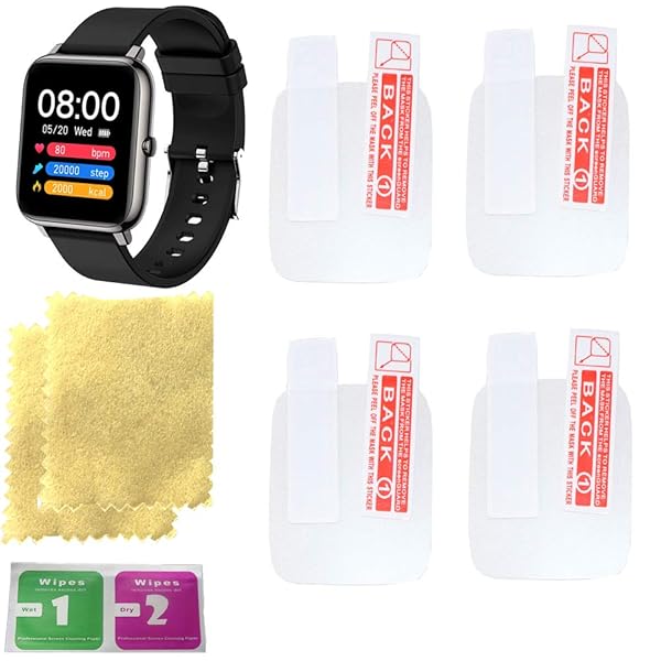 "Octelect 1.69" Smart Watch Screen Protector for Mugo - 4PCS Transparent Pack"