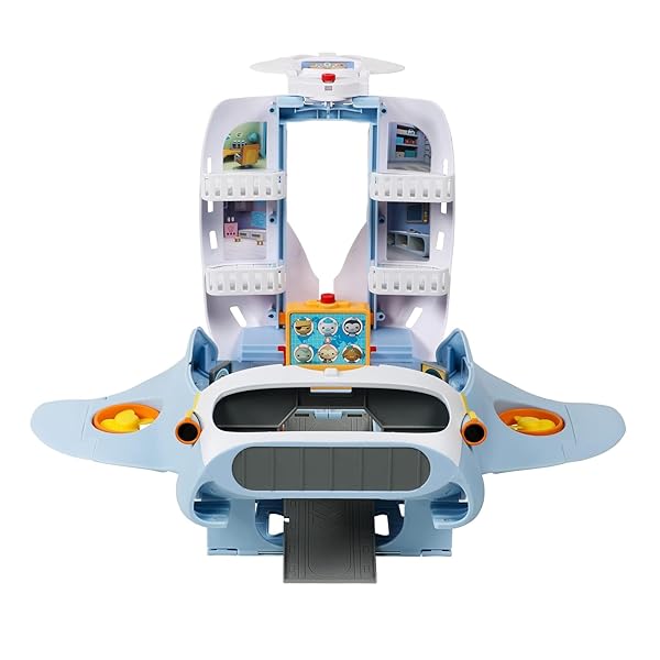 Octonauts Above & Beyond Octoray Playset: 7-Piece Set with 25+ Lights & Sounds, Figure & Accessories Included! - Image 4