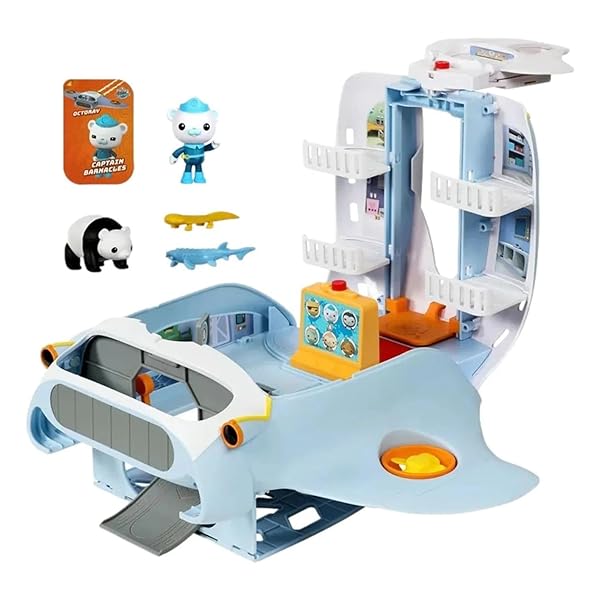 Octonauts Above & Beyond Octoray Playset: 7-Piece Set with 25+ Lights & Sounds, Figure & Accessories Included! - Image 2