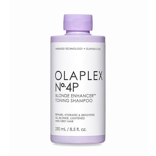 Olaplex No. 4P Purple Toning Shampoo: Repair, Hydrate & Brighten Blonde, Lightened & Grey Hair - 8.5 fl oz
