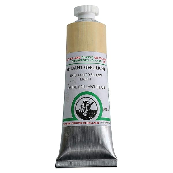 Buy Old Holland Classic Oil Color - Brilliant Yellow Light 40ml Tube | Premium Quality Art Supplies - Image 2