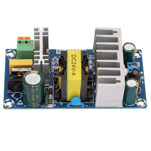 Omabeta Power Supply Module WX-DC2412 Buck Converter AC85V-245V to DC24V 4-6A Step-Down Board for Industrial Use