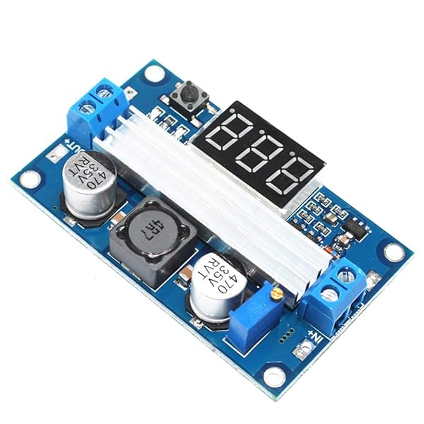 Onyehn DC-DC Boost Voltage Converter Module 100W Adjustable Output 3.5-35V Power Regulator Board with LED Voltage Meter 2 Pack - Image 4