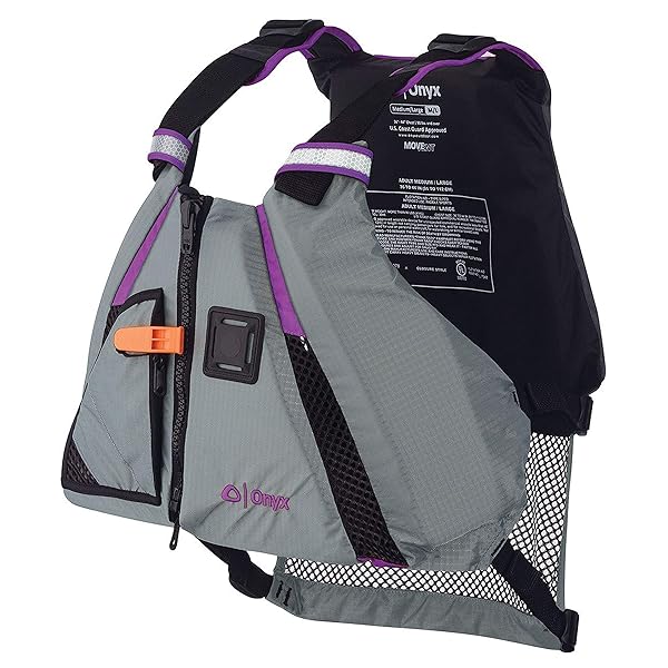 Onyx MoveVent Dynamic Paddle Sports Life Vest - Purple XL/2XL for Ultimate Safety & Comfort