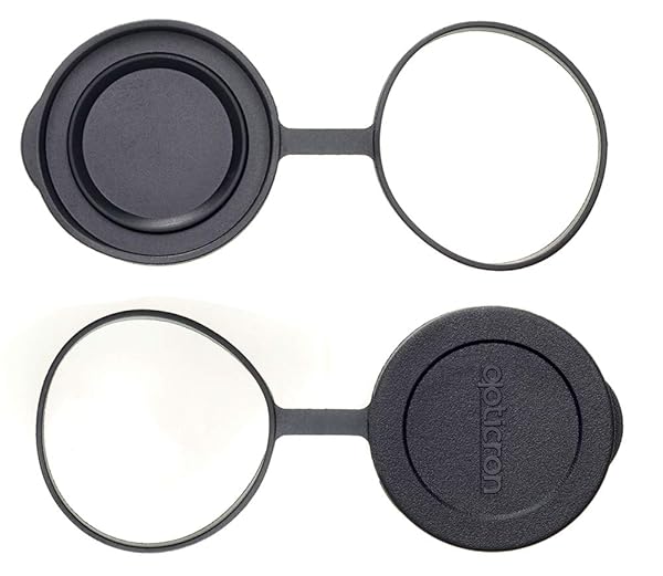 Opticron 25mm Rubber Objective Lens Covers - Fits 32mm Models, Black, Pair 31041