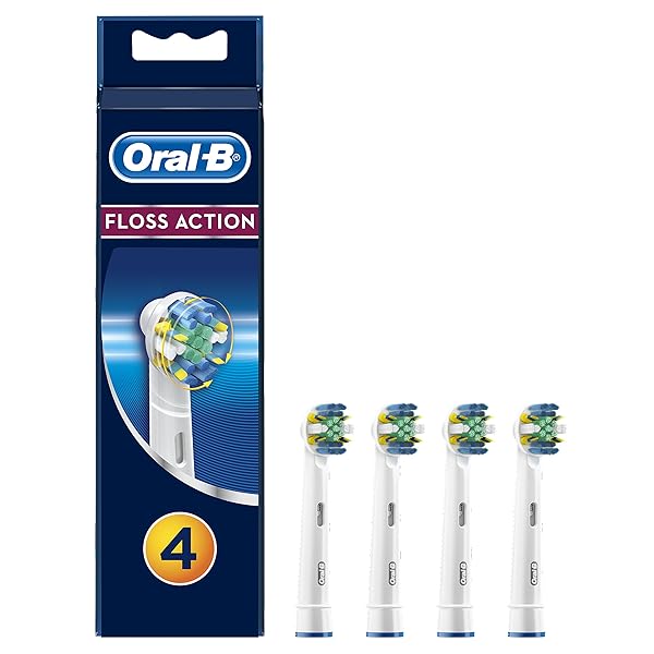 Oral-B Oral-B Floss Action Replacement Heads (4 ct) - Superior Cleaning for Healthier Gums