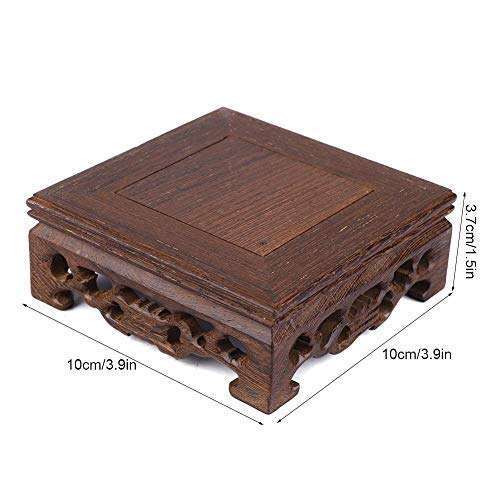 Oriental Furniture Wooden Display Stand for Teapots, Vases & Bonsai - Perfect Office Decoration - Image 4