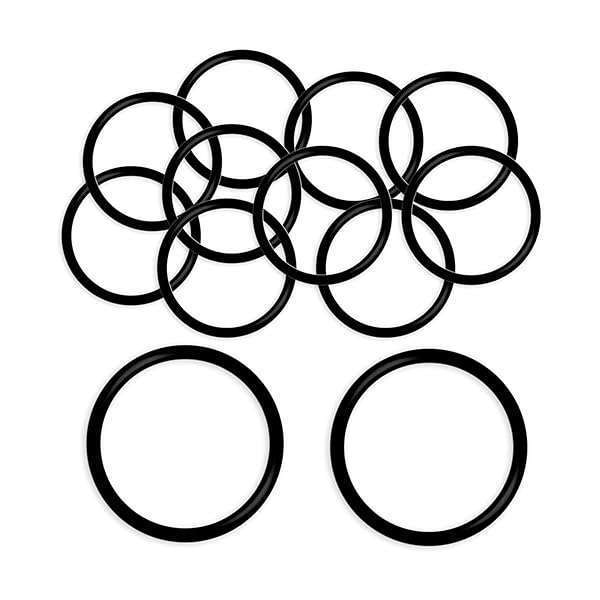 10pcs Othmro Nitrile Rubber O-Rings - 5mm Wire Dia, 100mm OD for Oil & Air Sealing | Ideal for Plumbing & Car Repair