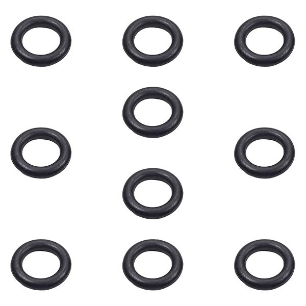 Othmro 10pcs Nitrile Rubber O-Rings 5mm Wire Dia 26mm OD for Oil Air Sealing Professional Plumbing Car Repair Black